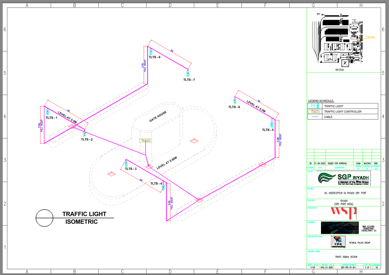 Saudi Port Access Control Design — engineering drawing 3 by INTELLENX SYSTEMS