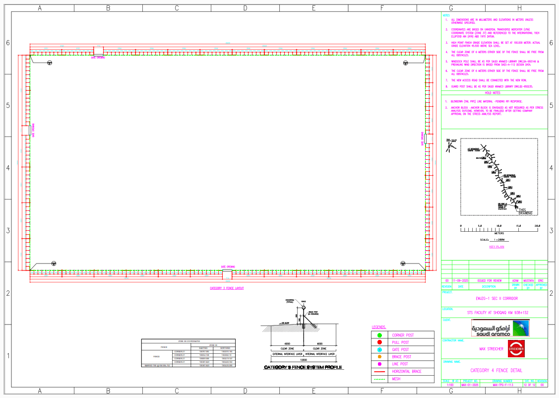 Industrial Security & ELV Design for Oil & Gas Facility — engineering drawing 4 by INTELLENX SYSTEMS
