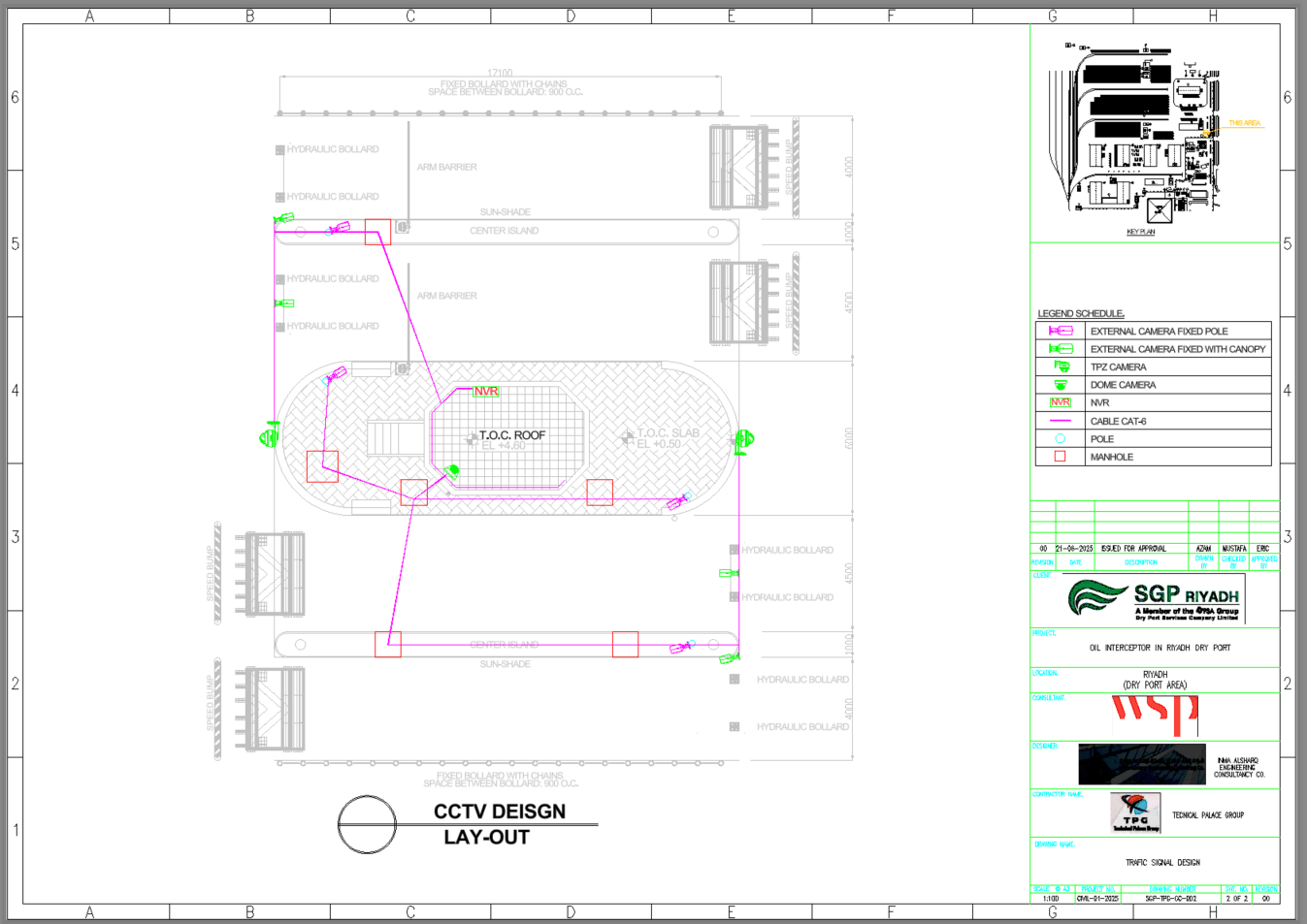Saudi Port Access Control Design — Infrastructure project in Riyadh Dry Port, Saudi Arabia by INTELLENX SYSTEMS