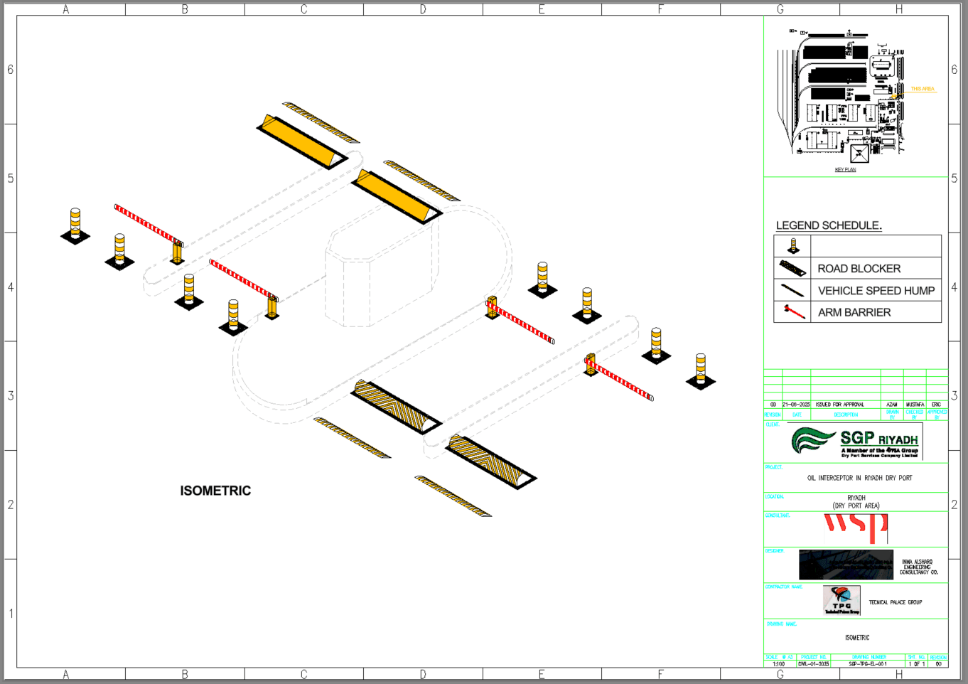Saudi Port Access Control Design — engineering drawing 2 by INTELLENX SYSTEMS